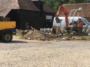 Impact Moleing Pub Cheriton Hampshire AFriend Drainage Services Basingstoke Eastleigh Portsmouth Southampton Guildford Winchester Hampshire Surrey